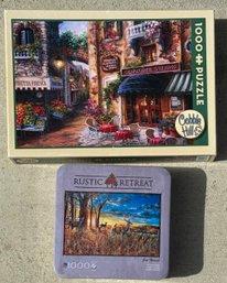 Pair Of Rustic Retreat & Cobble Hill Puzzles