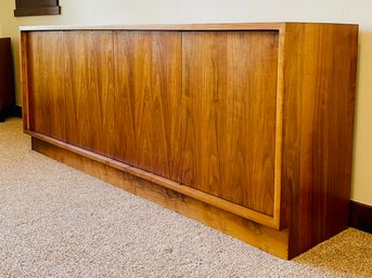 Mid-Century Modern Four Door Credenza With Dovetailed Drawers