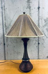 Table Lamp With Textured Base