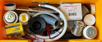 Keter Tool Box Full Of Miscellaneous Household Repair Items