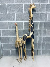 Woven Bird And Giraffe