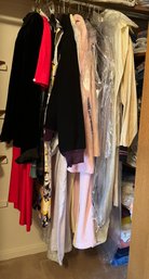 Variety Of Womens Clothing Including Robes, Dresses And Jackets