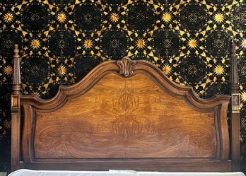 Carved Wooden Headboard