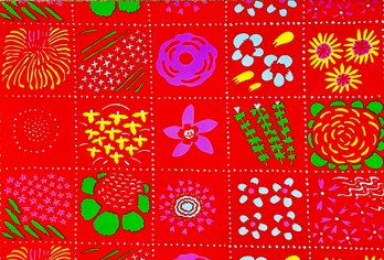 Marimekko 1976 Fabric Fujiwo Ishimoto 'Talvikki'