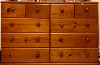 10 Drawer Wood Dresser