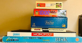 Lot Of Board Games & Puzzles