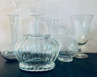 Assortment Of Glass Vases