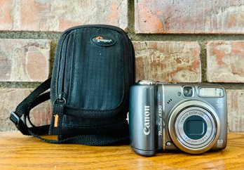 Canon A590 Powershot Digital Camera With Case