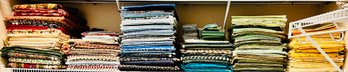 Lot Of Fabric Material In Various Sizes