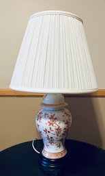 Vintage Floral Oriental Styled Table Lamp