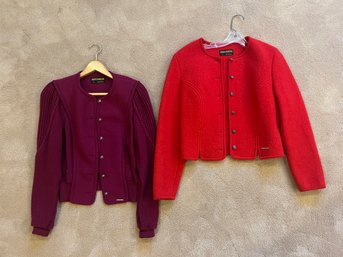 Lot Of 2 Geiger Sweaters Size 38