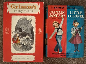 Vintage Grimm's Fairy Tales And Shirley Temple Stories From Her Famous Movies