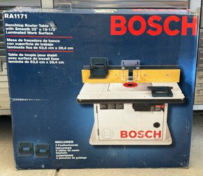 New In Box Bosch Benchtop Router Table
