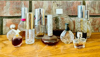 Lot Of Perfume Glass Bottles