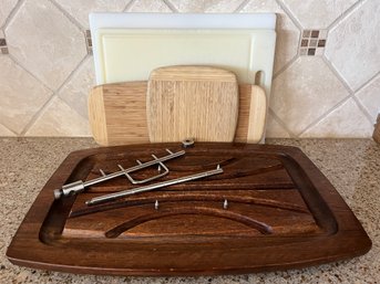 Cutting Boards Including A Meat Carving Board