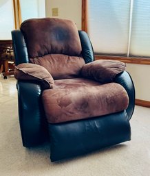 Electric Suede Recliner