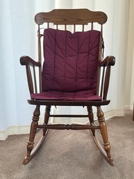 Nicholas And Stone Wooden Rocking Chair