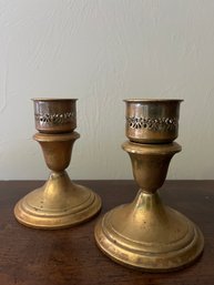 Gorham Giftware Brass Candlesticks - L16