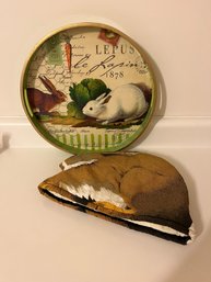 Bunny Rabbit Serving Tray And Cover