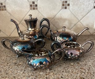 Silver Plate Tea And Coffee Service