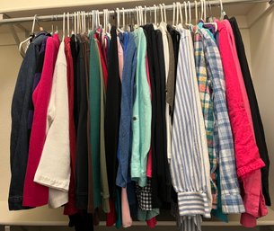 Assortment Of Womens Shirts With Brands Cold Water Creek, LL Bean, And More!