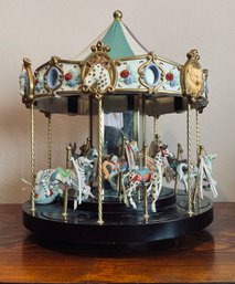Vintage 1990s Musical Carousel Merry Go Round