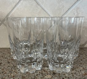 Set Of 5 Crystal Water Glasses