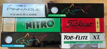 Set Of 6 New In Package Golf Balls