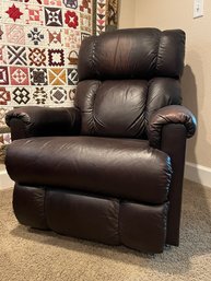 LaZboy Pinnacle Brown Leather Recliner 1 Of 2
