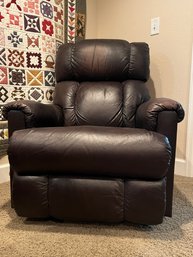 LaZboy Pinnacle Brown Leather Recliner 2 Of 2