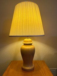Tan Ceramic Table Lamp