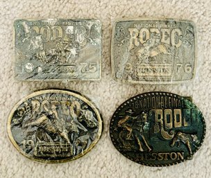 Vintage 1975-1978 NFR Belt Buckles