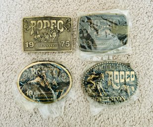 Vintage 1975-1978 NFR Belt Buckles