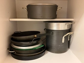 Assortment Of Calphalon Pots And Pans