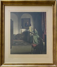 Framed Print Of The Sampler By Leonard Campbell Taylor