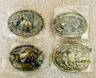 Vintage 1979-1982 NFR Belt Buckles