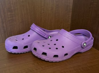 Purple Crocs - Mens 8 Or Womens 10