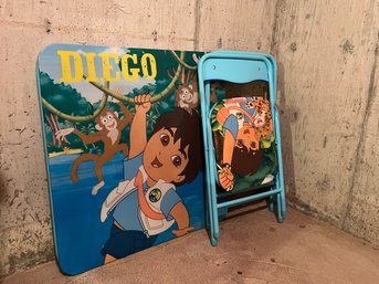 Go Diego Go! Kids Folding Table And Chairs
