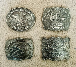 Vintage 1984-1987 NFR Belt Buckles