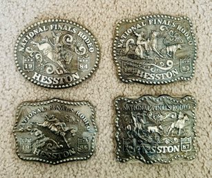 Vintage 1984-1987 NFR Belt Buckles