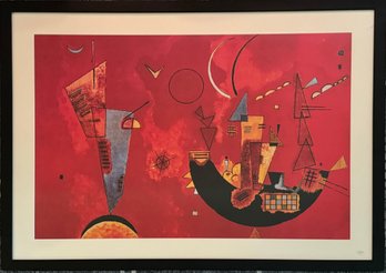 Framed Mit Und Gegen Poster By Wassily Kandinsky