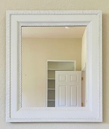 Vintage Mirror With White Frame, 2 Of 2