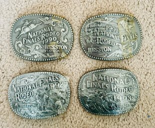 Vintage 1990-1993 NFR Belt Buckles