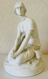 St. Joan DArc At Domremy By Henri Chapu Reproduction Sculpture