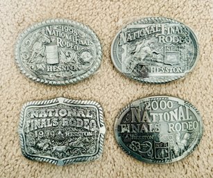 Vintage 1998-2000 NFR Belt Buckles