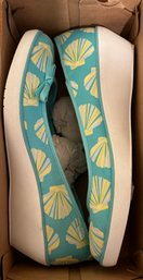 Keds Seashell Pattern Shoes Women's Size 8.5 M