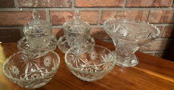 Glass Trays, Candy Bowls, And More