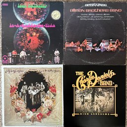 LPs - Allman Brothers, Iron Butterfly, Charlie Daniels, The Nitty Gritty Dirt Band Vinyl Records