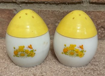 Pair Of Flower S & P Shakers