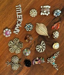 Assortment Of Colorful Pins